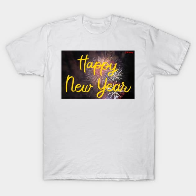 Happy New Year T-Shirt by jhsells98